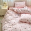 Nayoroom Bed Linen Cherry Cotton 135 x 200 cm Pink