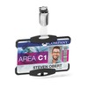 Durable 898801 Eco ID Card Holder for 1 Card, Blue