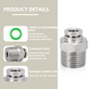 Bwintech 3 Pieces 8mm Hose OD x 3/8 BSP Male