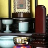 Naumukuma-chan Workshop Teacup Tea Ceremony, 1.6 Inches, Celadon, Plain, Porceladon,