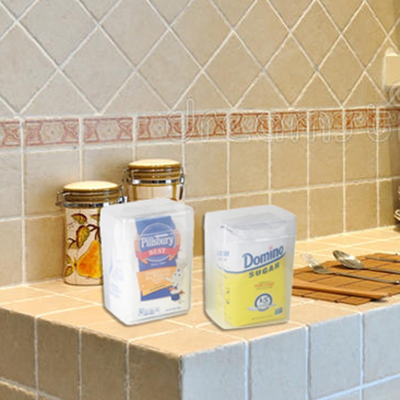 Home-X Set of 2-1 Flour Keeper and 1 Sugar Keeper