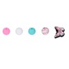 20Pcs Round Beads 5Pcs Butterfly Shaped Beads DIY Kit for