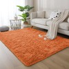 MOONLIGHT20015 Rugs Living Room Bedroom – Fluffy Shaggy Rust Area