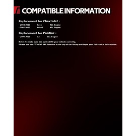 Torchbeam Premium Struts Shock Absorber Assembly for Pontiac G3 2009-2010, Front Left Right Complete Unit with Spring & Mount, OEM Replacement, Smooth Ride, Easy Bolt-On Installation 172295/172296