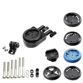REC-MOUNTS Type 1040 α Combo Mount Bolt Clamp Type (10 Brand Compatible) [1040α+GP] Compatible with Garmin, Cat Eye, Pioneer, Leatherine, Wahoo, Brighton, Giant, Explorer, Sigma, Polar, GoPro HERO7