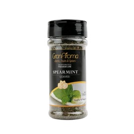 GranAroma Dried Spearmint Leaves, Refreshing & Aromatic, Drinks & Teas, Crisp Herb (1.18 Ounce)