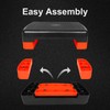 Height-Adjustable 4"-6" Step Aerobics Platform Fitness Equipment Stepper Trainer Exercise