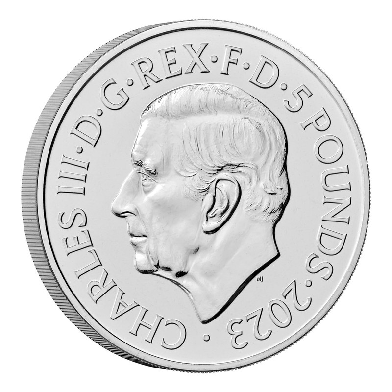 2023 King Charles III 75th Birthday UK £5 Brilliant Uncirculated