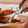 Geflügelschere scharfe Küchenschere,Geflügelschere Edelstahl mit Ergonomischen Griff,Huhn, Pute oder Truthahn,Fleischschere,