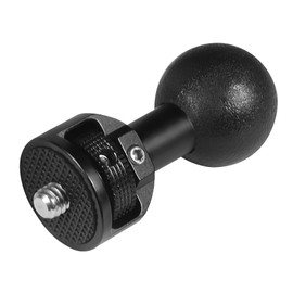 CS PRIORITY Aluminiumschraube 1/4 Zoll auf 2,5 cm rutschfester Kunststoff-Kugelkopf Kamerahalterung Zubehör Handy Tablet Magic Arm Mount Ball Umwandlungskopf (SET3)