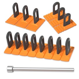 4Pcs/Set Car Dent Repair Tools, Paintless Dent Repair Removal Tool, Heavy Duty Dent Puller Kit, Powerful Car Body Repair Tool, Glue Tabs Dent Remover Tool for Car Dent Repair (Yellow)