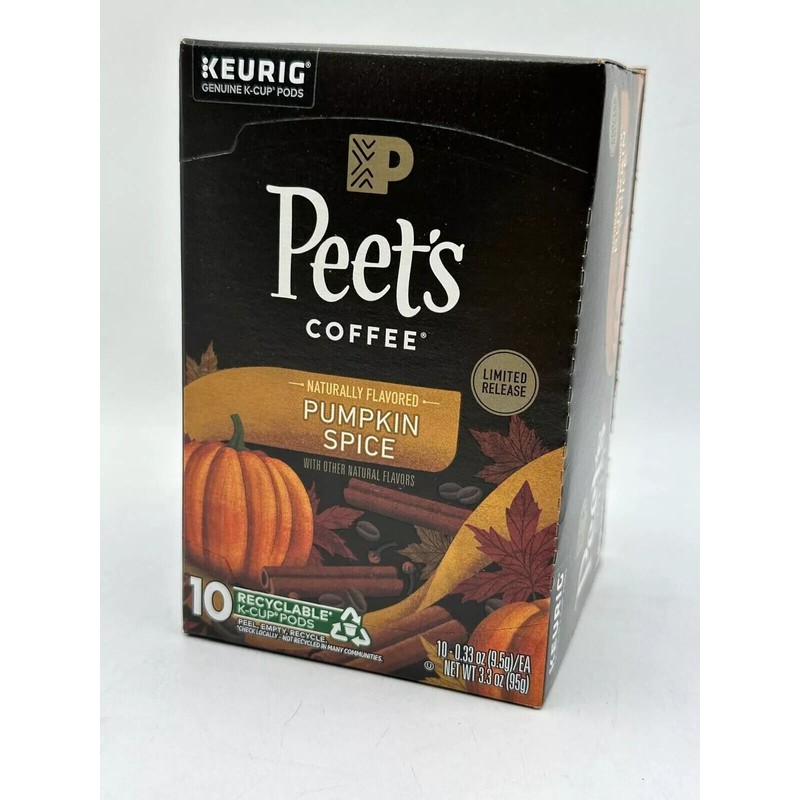 Peet's Coffee Pumpkin Spice 10 K-Cup PODS - READ DESCRIPTION