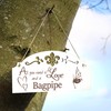 Bagpipe Decorative Sign 20 x 10 cm – All you