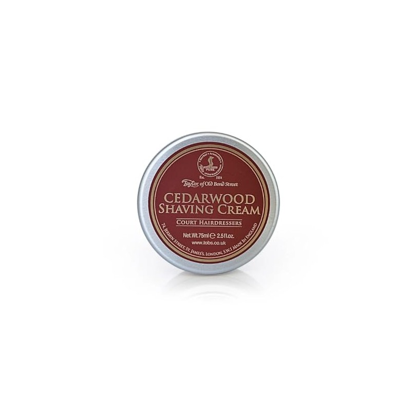 Taylor of Old Bond Street 75ml Cedarwood Shaving Cream Bowl