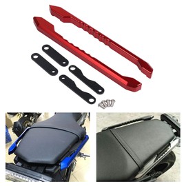REWOLFNUS Motorcycle Passenger Rear Grab Bar Rear Seat Rail Kit Grab Handles Hand Grips Tail Handle Armrest for Yamaha MT09 FZ09 MT-09 FZ-09 MT 09 FZ 09 2013 2014 2015 2016 2017 2018 2019 2020(Red)