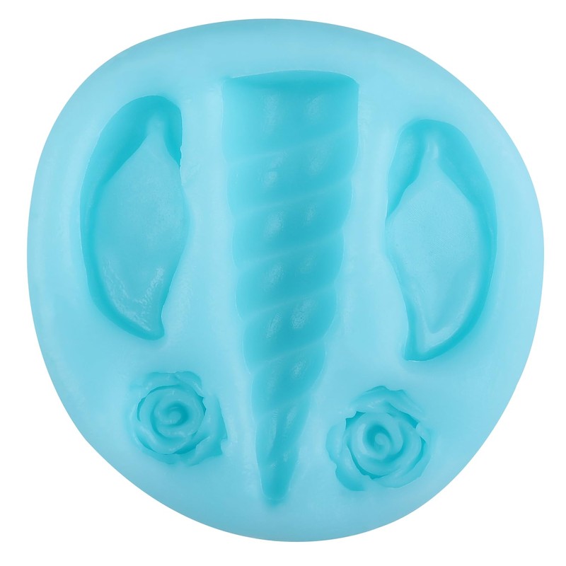 Unicorns Fondant Mold Unicorns Horn Ears Silicone Molds