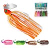 CWSDXM Bladed Jig Fishing Lures, Multi-Color Kits, Irresistible Vibrating Action,