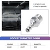 2Pcs Silver Quick Connection Pressure Washer, Hose Adapter for Vax,