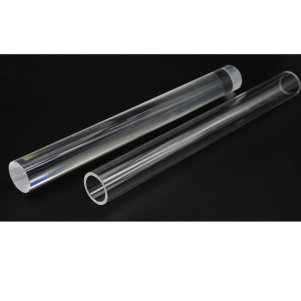 2 Pieces Clear Acrylic Rolling Pin Hollow and Solid Acrylic