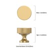 Coinkoly 10 Pack Champagne Bronze Knurled Cabinet Knobs Kitchen Champagne