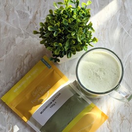Better Food Mood Mushroom Matcha Latte Blend 100g | Lions Mane Matcha Moringa Ashwagandha Mushroom Blend