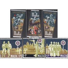 Malta 364-366,398-400 (complete.issue.) unmounted mint/never hinged ** MNH 1967/69 christmas (Stamps for collectors) Christmas
