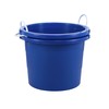 United Solutions Easy-Access Storage Rope Handle Tub, 19 Gallon, Blue,