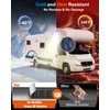Heavy-Duty Hook and Loop Strips Adhesive: 4 Sets Heat Resistant