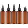 Tekson Hair Color Applicator Bottles, 5 Pack Refillable Squeeze Bottle,