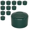 SKIR'CO RAL 6005 Fence Post Caps Round 45 mm Green