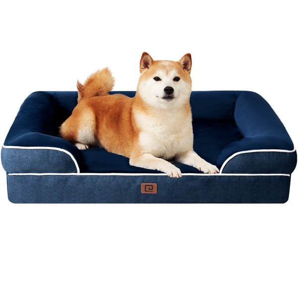 EHEYCIGA EHEYCIGA Orthopedic Dog Beds for Large Dogs, Waterproof Memory
