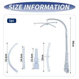 Mobile Baby Holder, Baby Mobile Holder, Mobile Holder, The Mobile Baby Bed Holder Can Be Rotated Freely To Hang Music Boxes, Wind Chimes, Bed Bells, Soothing and Sleepy Hanging