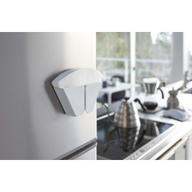 Yamazaki Industries 2977 Magnetic Coffee Paper Filter Holder, Tower, White