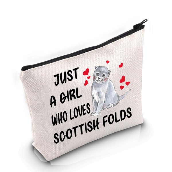 VAMSII Scottish Fold Cat Lover Gift Who Loves Scottish Folds