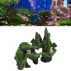 Moss Rockery Aquarium Decoration Artificial Moss Rockery Ornament for Aquarium