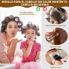 60 Tubos Para Rizar Cabello Abrazadera Plástica Para Cabello