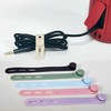 Orirya 結束バンド ケーブルバンド シリコン ケーブル 収納 便利グッズ シリコンバンド ケーブルクリップ 繰り返し