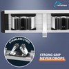 reliahom 2 Pack Broom Holder Mop Hanger Wall Mount Metal