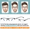 Multifocus Reading Glasses Men Progressive Multifocal Blue Light Computer Reader