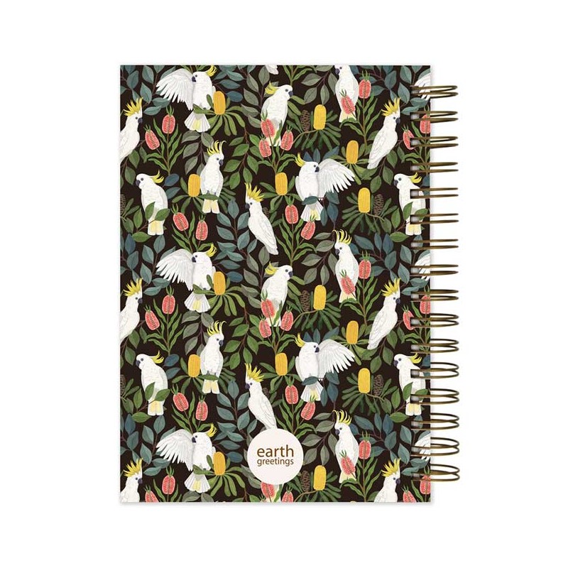 Earth Greetings A5 Journal Lined - Aussie Squawkers