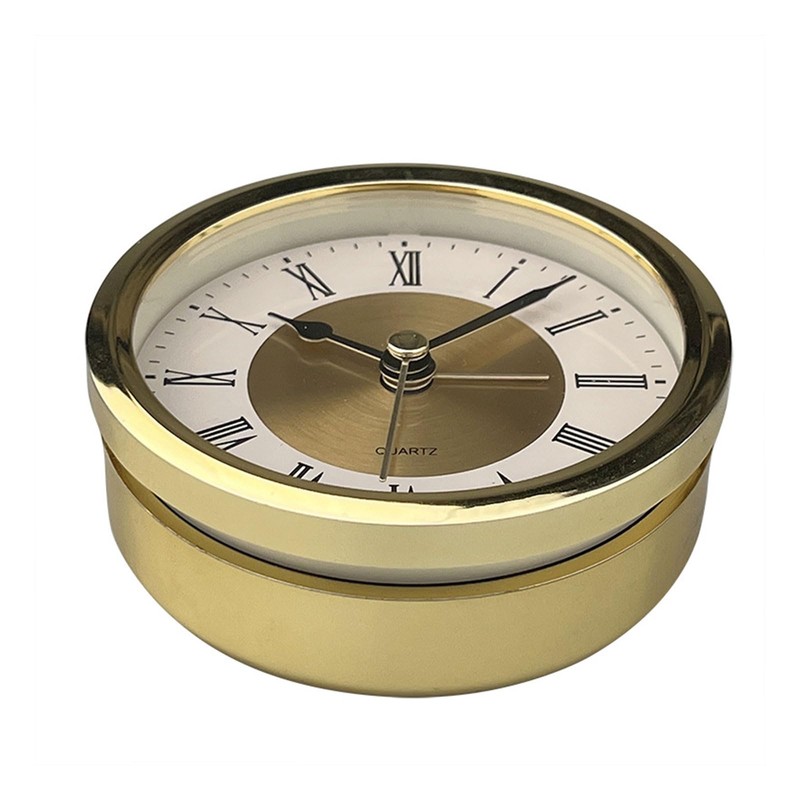 UncleS 3.5inch (89mm) Clock Insert Roman Numeral Round Watch Insert