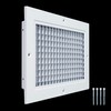 Fits 6x10 and 10x6 Duct Opening | Aluminum Eggcrate Return