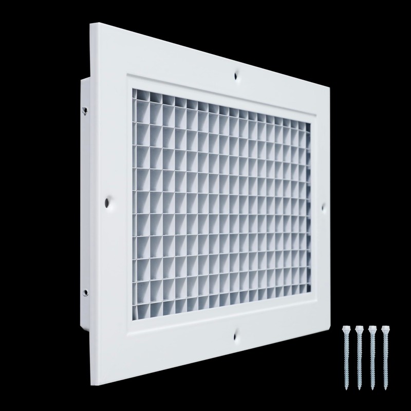 Fits 6x10 and 10x6 Duct Opening | Aluminum Eggcrate Return