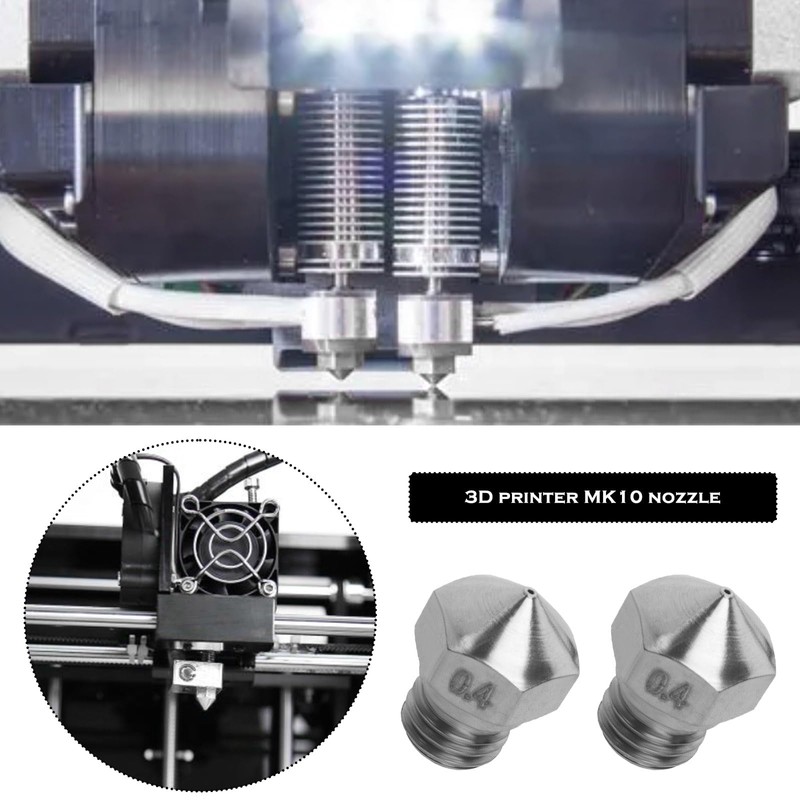 Create idea 4 Pieces 0.4 mm 3D Printer Plated Wear