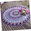 Zerodeko Beach Blanket Mandala Large Round Towel Sandfree Waterproof Picnic