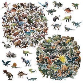 150 Sheets of Dinosaur Stickers, Waterproof Kids Stickers, DIY Luggage Notebook Decoration Stickers, Fun Stickers