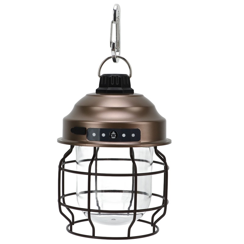 LED Camping Lantern Retro Style Portable Outdoor Rechargeable Camping Lights