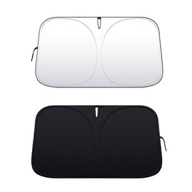 Lyxheth Car Windshield Sun Shade, Windshield Sun Blocker, Foldable Front Window Sunshade Sun Visor Protector, Universal Block UV Rays Keep Your Car Cooler Auto Accessories Fit for Cars, Truck (Small)