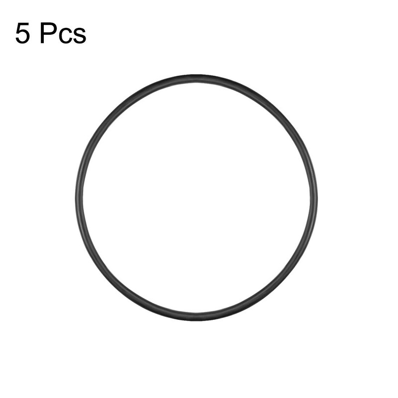 sourcing map Nitrile Rubber O-Rings 53mm OD 49mm ID 2mm