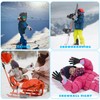 PAMAID Kids Winter Snow Gloves Waterproof Ski Gloves for Girls,